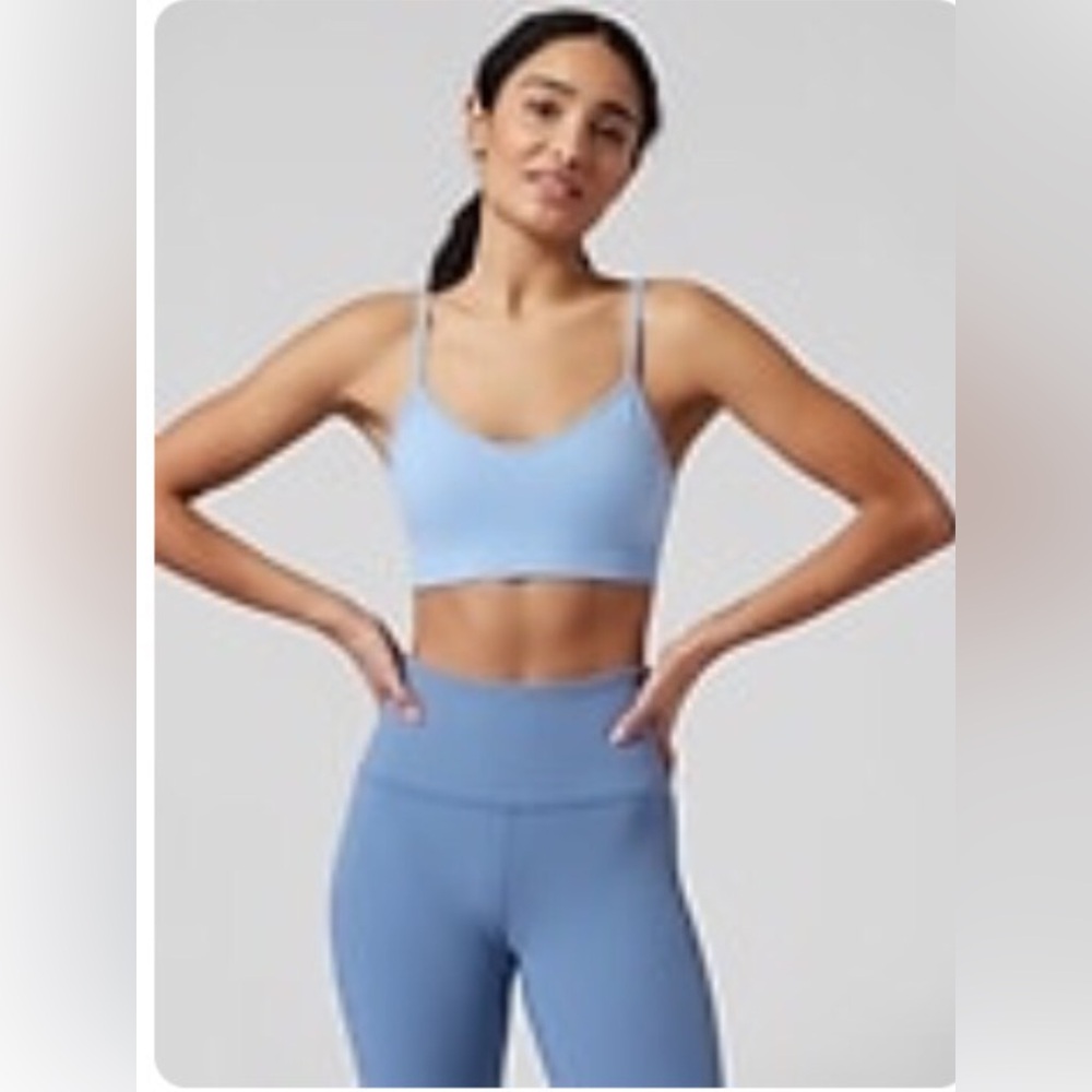 ATHLETA RENEW BRA A-C XL, COLOR QUARRY BLUE SPORTS BRA